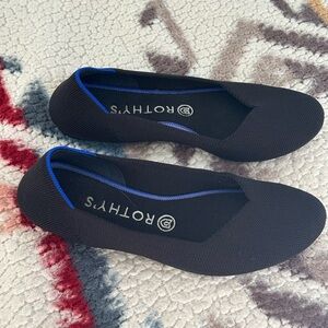 Rothy's Black and Blue Women's Flats